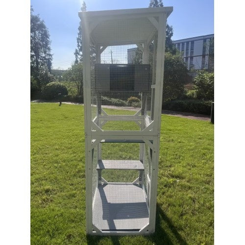 Outdoor Indoor Cat Pet Climbing Frame Game Cage Cute Large Space - Image 6