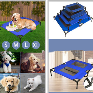 Pet Supplies Dog Cage Pet Trampoline Folding Portable Camping Bed