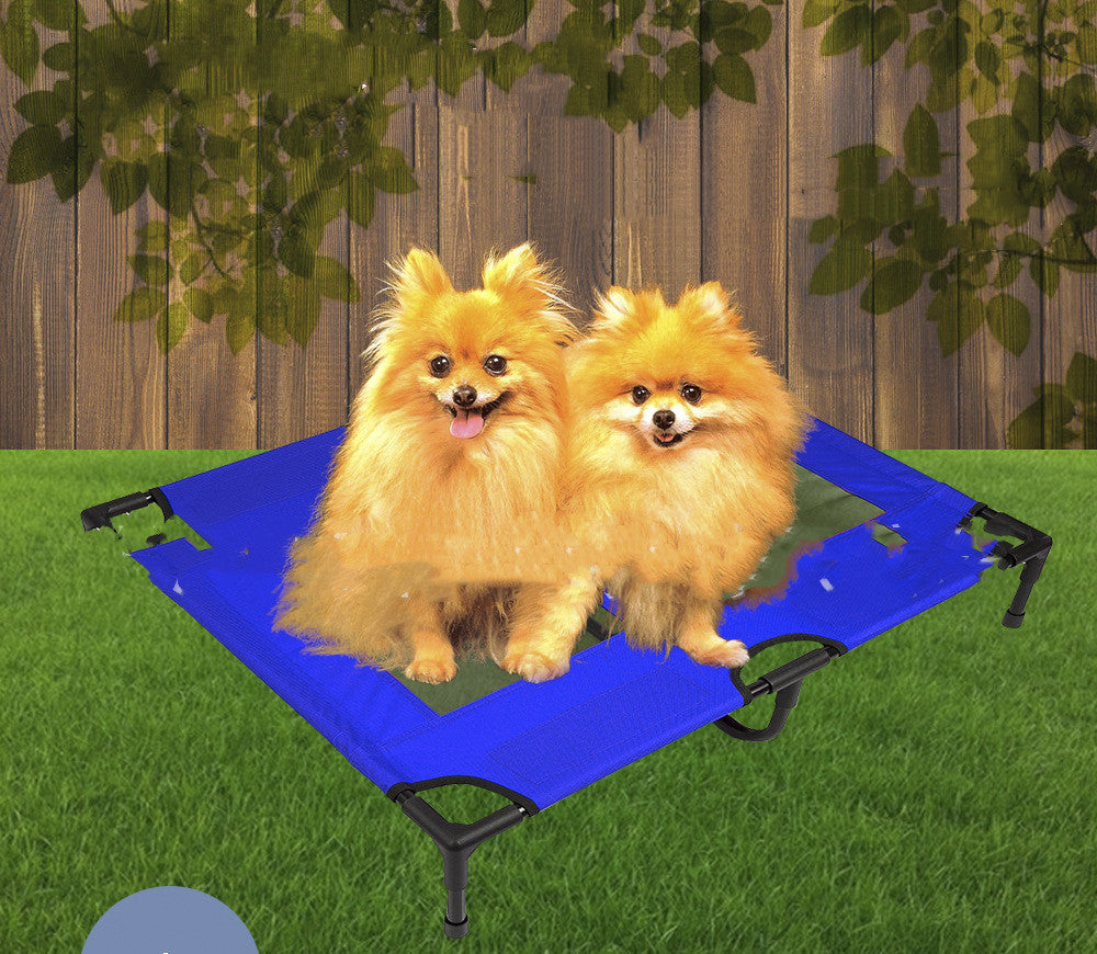 Pet Supplies Dog Cage Pet Trampoline Folding Portable Camping Bed - Image 4