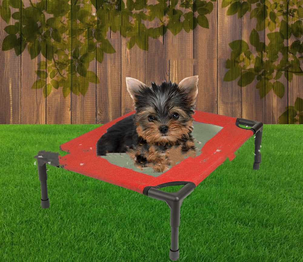 Pet Supplies Dog Cage Pet Trampoline Folding Portable Camping Bed - Image 5