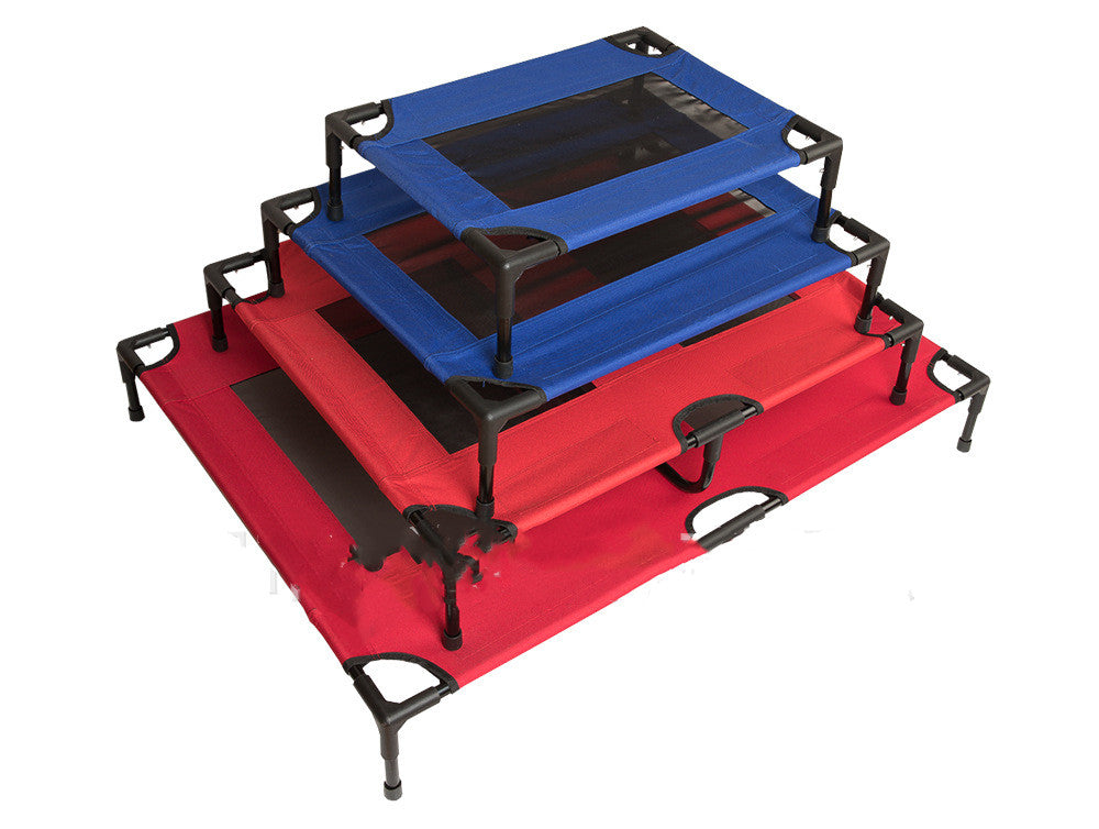 Pet Supplies Dog Cage Pet Trampoline Folding Portable Camping Bed - Image 2