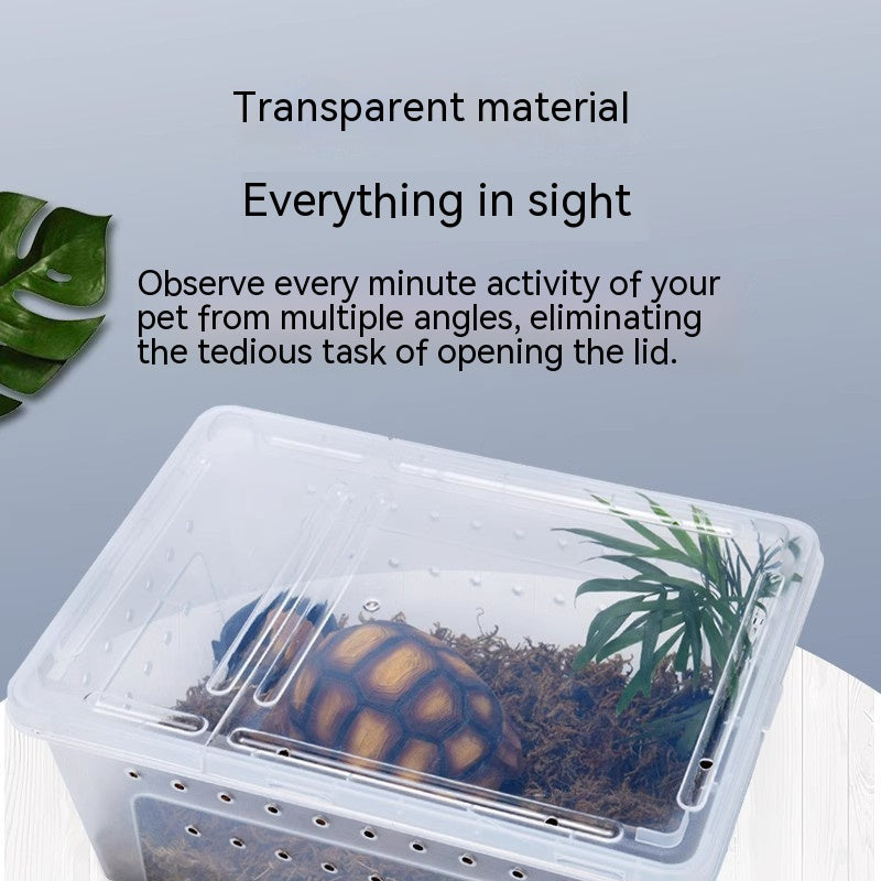 Silkworm Feeding Pet Box Turtle Jar - Image 2