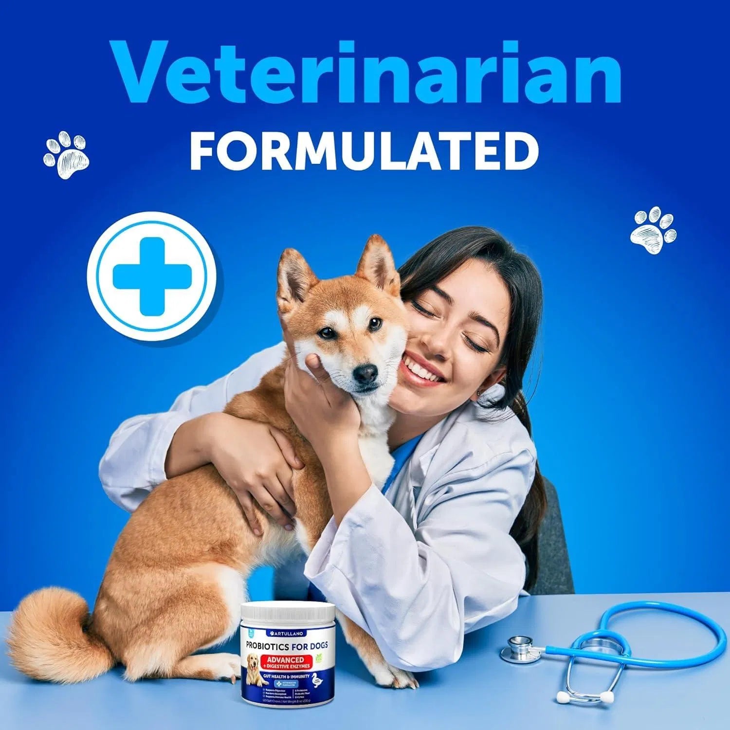 Probiotics For Dogs Support Gut Health Itchy Skin Allergies Immunity Yeast Balance Dog Probiotics And Digestive Enzymes With Probiotics Reduce Diarrhea Gas 180 Probiotic Chews For Dogs - Image 5