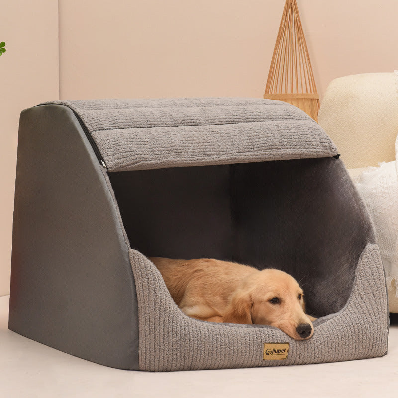 Warm Medium Large Dog Golden Retriever Removable And Washable Pet Bed - Image 4