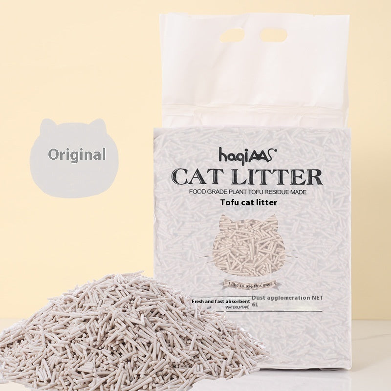 Original Tofu Cat Litter 6L Green Tea Mixed Plant - Image 6