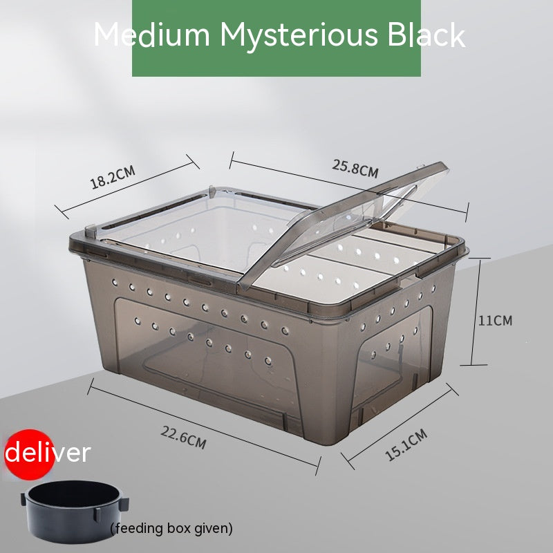 Silkworm Feeding Pet Box Turtle Jar - Image 4