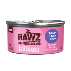 Rawz Cat 2.8oz. Kitten Salmon & Tuna Pate (Case of 18)