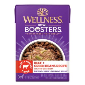 Wellness Bowl Boosters 5.5oz. Beef & Green Beans Hearty Topper (Case of 12)