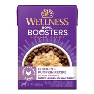 Wellness Bowl Boosters 5.5oz. Chicken & Pumpkin Hearty Topper (Case of 12)