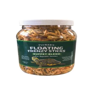 Fluker's Buffet Blend Aquatic Turtles Floating Frenzy Sticks Freeze Dried Food