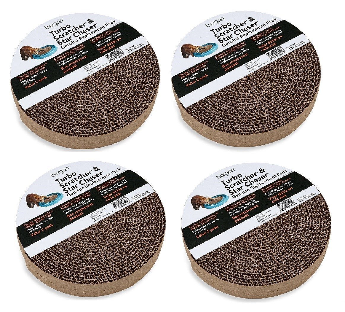 Bergan Turbo Scratcher Replacement Pads Tan, 1ea / 2 pk - Image 2