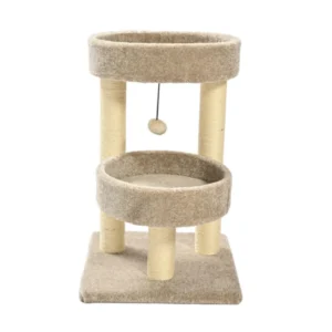 Max & Marlow 2 Level Carpet Cat Tower 1ea / 24 in.