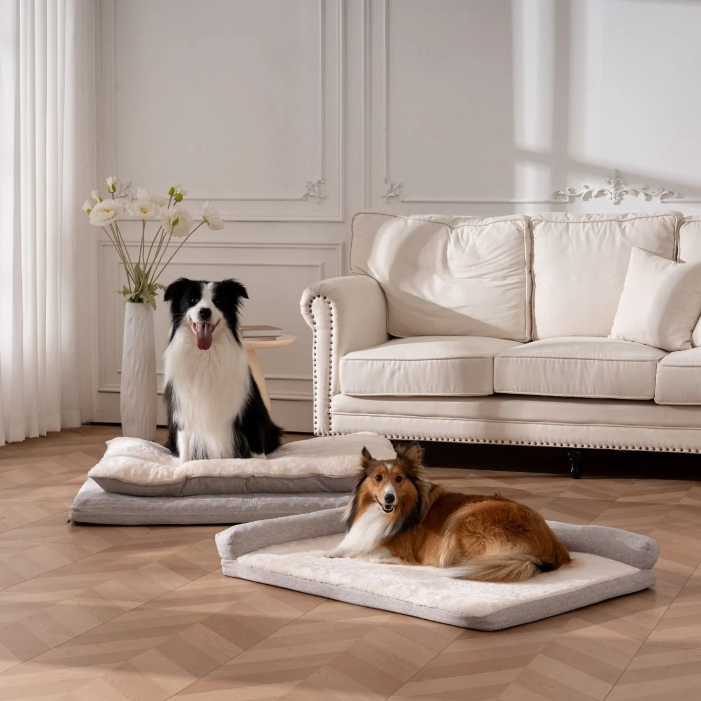 Territory Dog & Cat Khaki Pillow Top Bed - Image 7