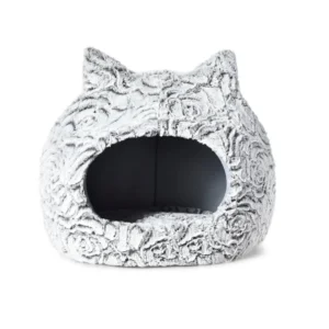 Max & Marlow Cat Dome w/ Ears Gray, 1ea